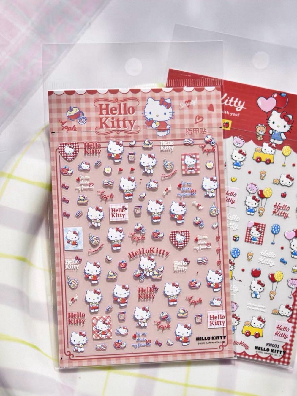 High Quality Hello Kitty Nail Sticker Sheet